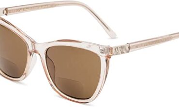 Sofia Vergara x Foster Grant Women’s Sofia Sunreaders Segment Style Cat-Eye Reading Glasses