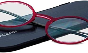 ThinOptics Frontpage Manhattan Reading Glasses + Milano Aluminum Case