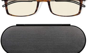 ThinOptics Frontpage Blue-Light Blocking Computer Reading Glasses and Milano Aluminum Case