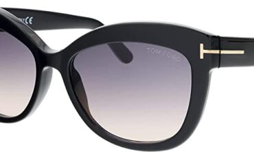 Tom Ford FT0524 01B Shiny Black Alistair Cats Eyes Sunglasses Lens Category 2 S