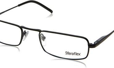 Sferoflex Men’s Sf2201 Rectangular Prescription Eyewear Frames