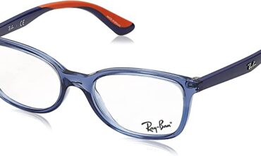 Ray-Ban Kids’ RY1586 Square Prescription Eyeglass Frames